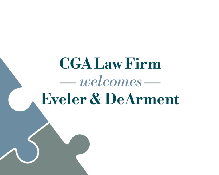CGA Law Firm Expands into Red Lion with the Addition of Eveler & DeArment